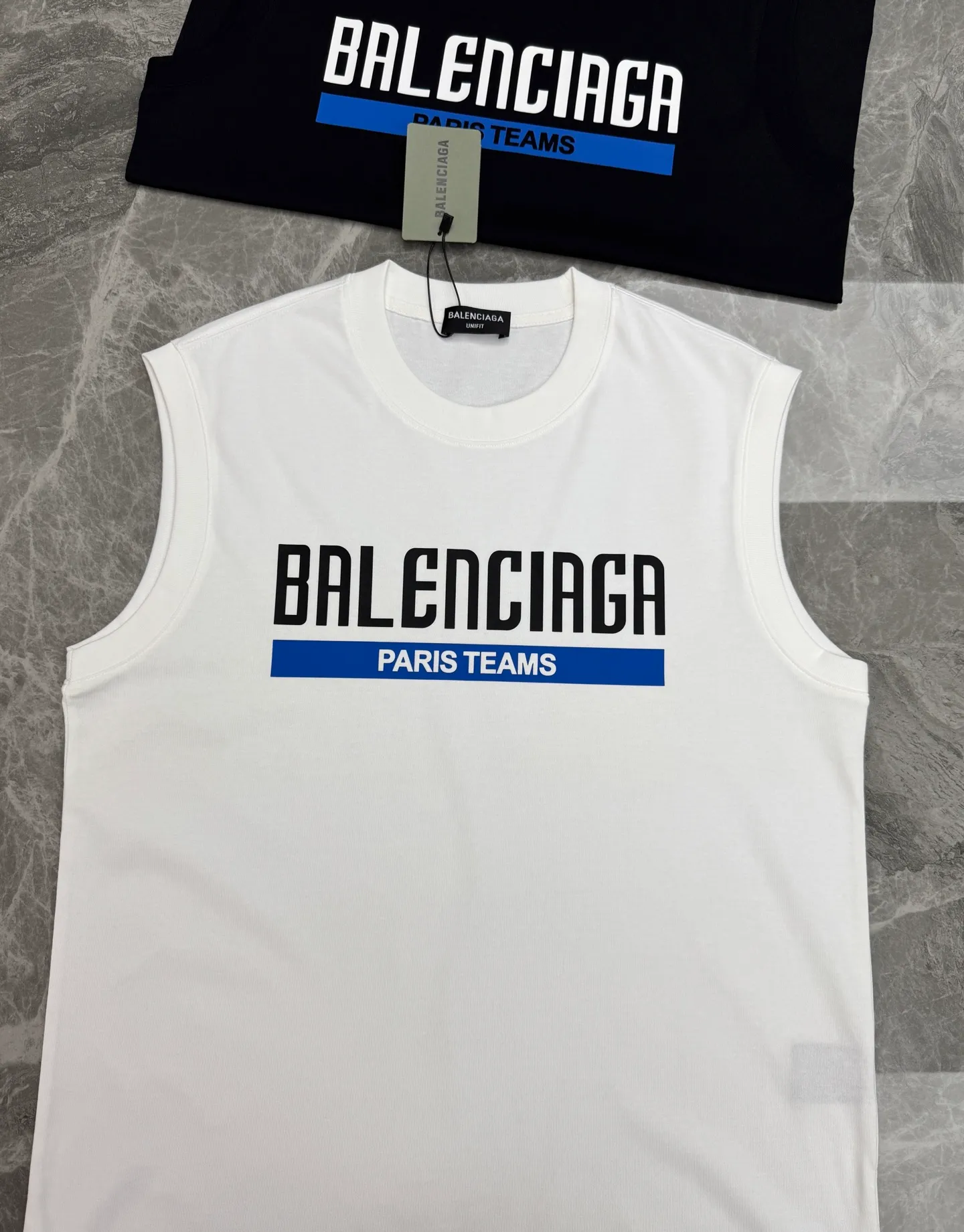 ⚜️Balenciaga Paris Teams Series ，Black White ， ， Breathable， ！ “PARIS TEAMS” +Blue ， ✨ ， OK， 、 ， ！ ！Sizes：S-3XL ❗️（175/145 L）